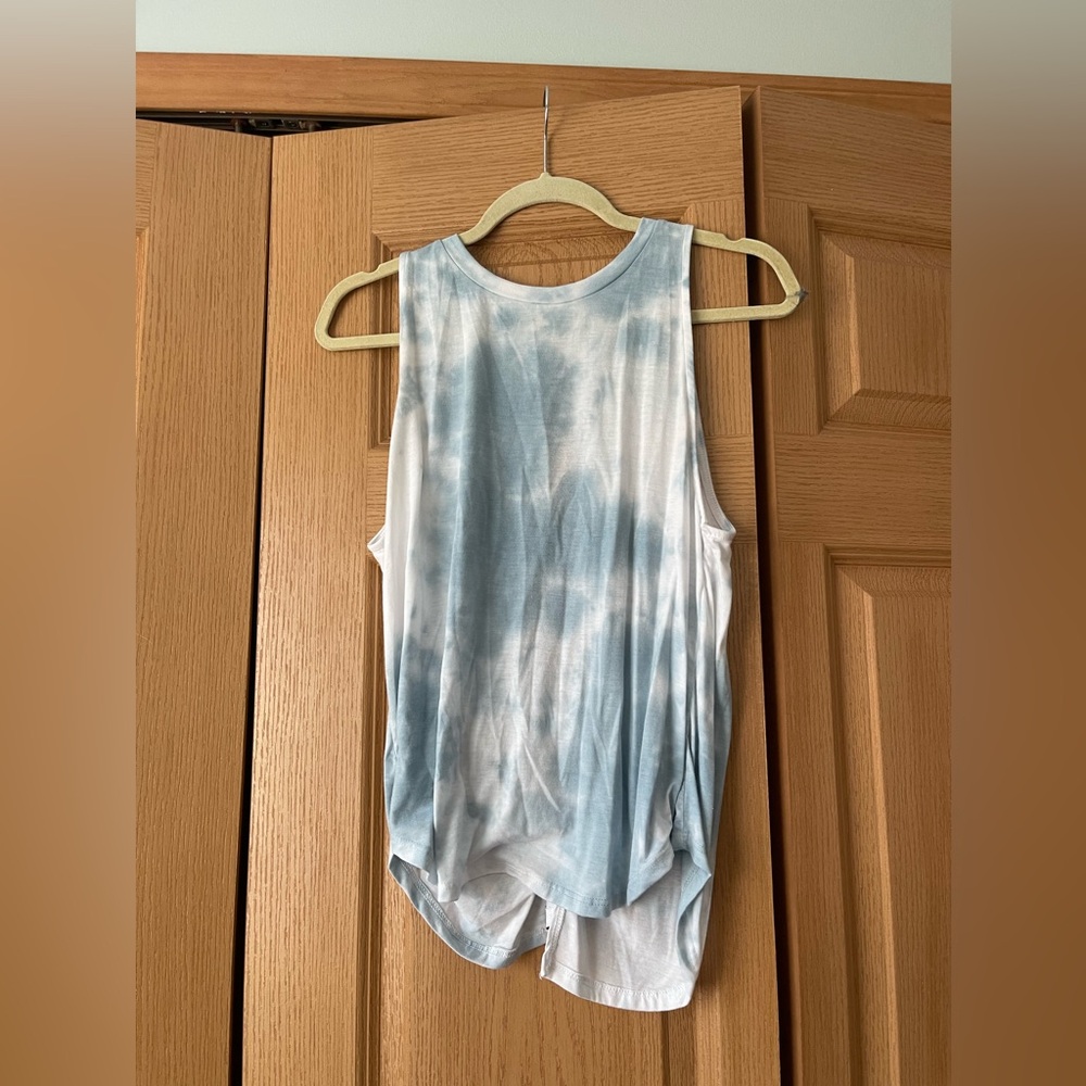 Marbled tie dye tank